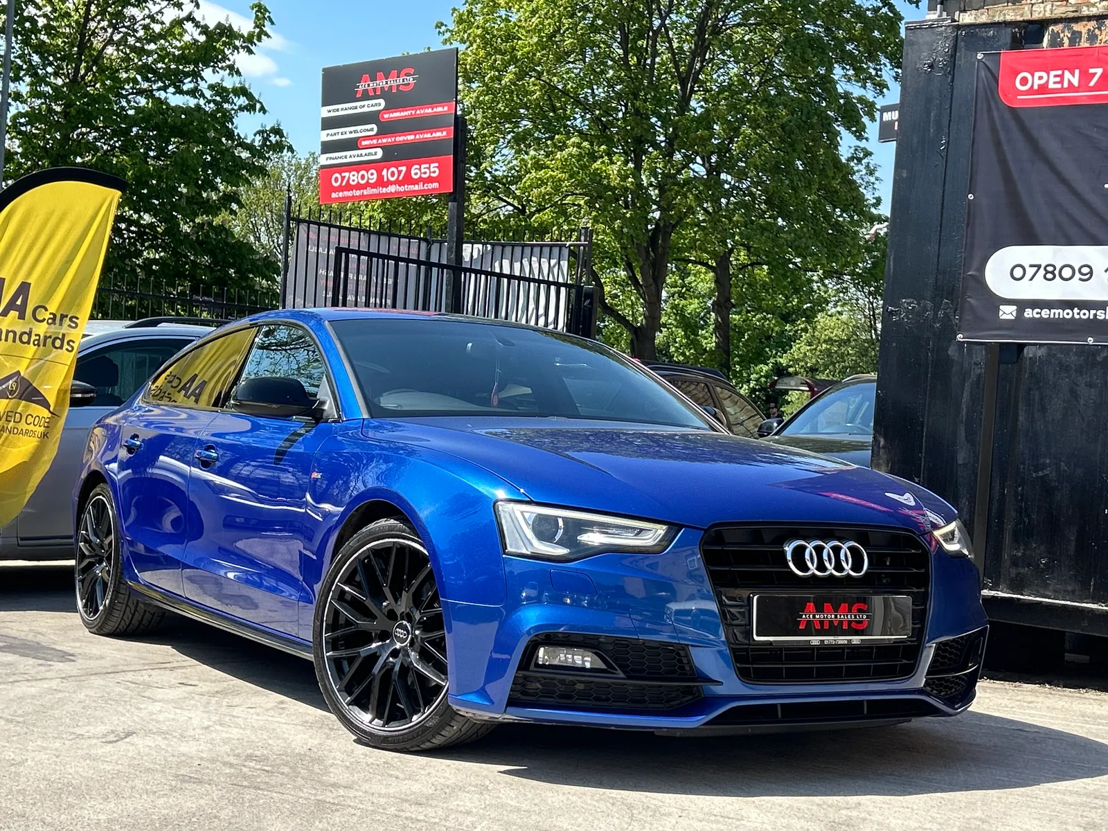 None AUDI A5 BLACK EDITION PLUS SEPANG BLUE TOP SPEC B AMP O SOUND 7,895... photo