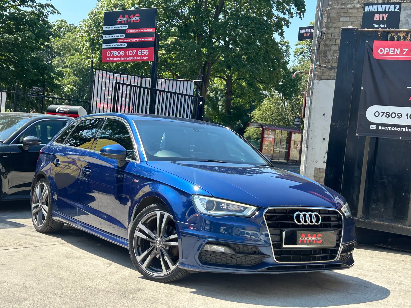 None AUDI A3 S LINE SPORTBACK TDI RARE BLUE STUNNING 12 MONTHS MOT 6,095... photo